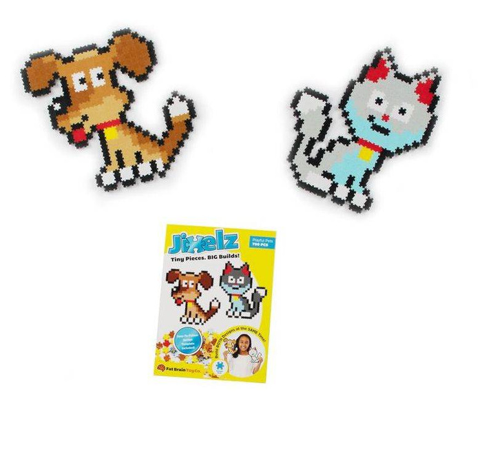 Pixelki puzzle Pies i Kot Jixelz 700 elementów FA199-1 Fat Brain Toys, puzzle dla dzieci