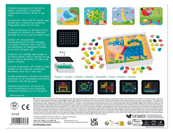 Układanka dla dzieci drewniana Mozaika Goula 53136