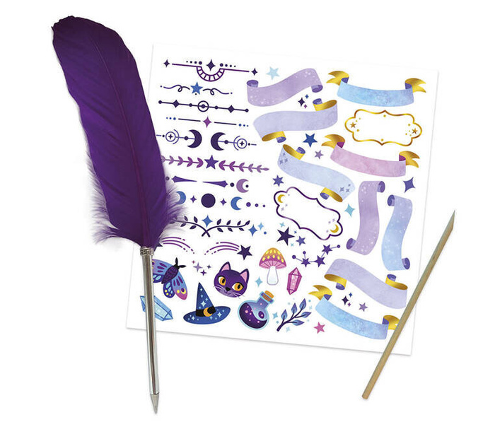 Zestaw kreatywny Sekretna księga 96 stronnicowa Szkoła magii J09110 Janod