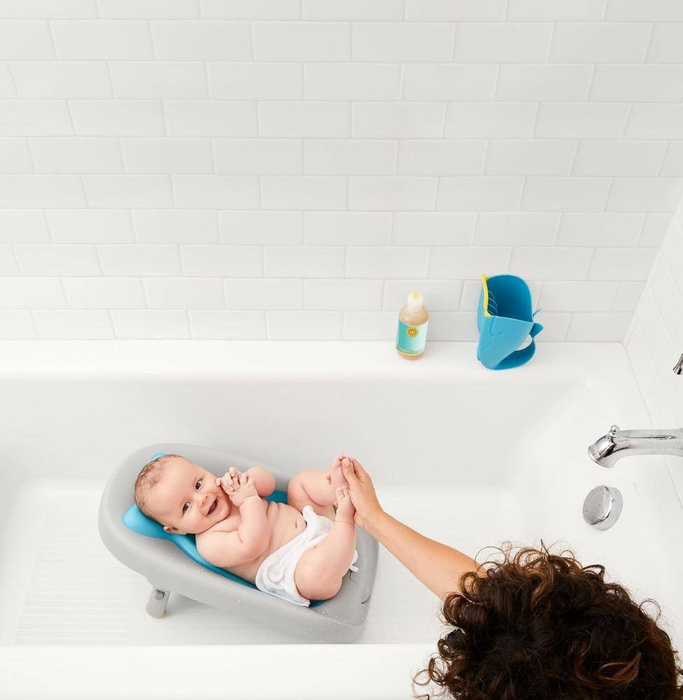 Wielofunkcyjna wanienka Moby Blue 9H498210-Skip Hop, akcesoria do kąpieli