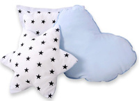 Biało-niebieskie królestwo namiot dziecięcy z matą i poduszkami 757TISET-Bobono, Tipi dla dzieci