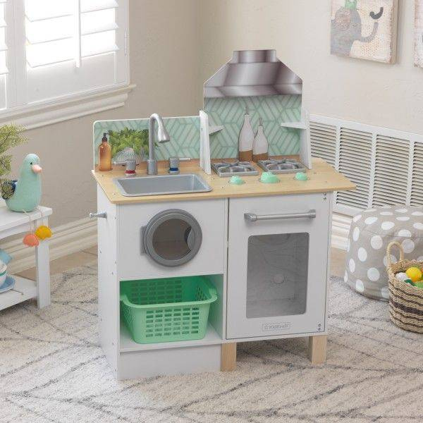 Kuchnia dla dzieci z pralnią Whisk & Wash KK10230-KidKraft, zabawki drewniane