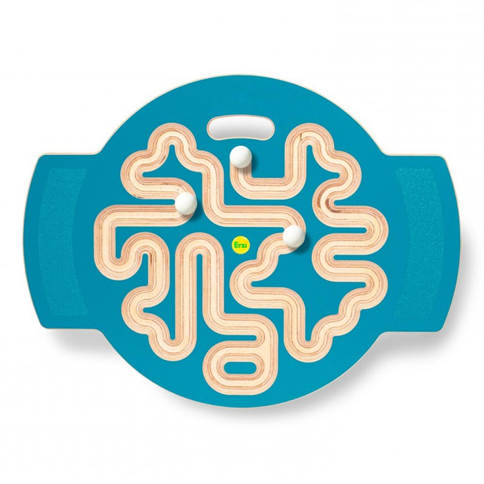 Dysk do balansowania z torem kulkowym Erzi 46374 Gra równoważna dla dzieci i dorosłych