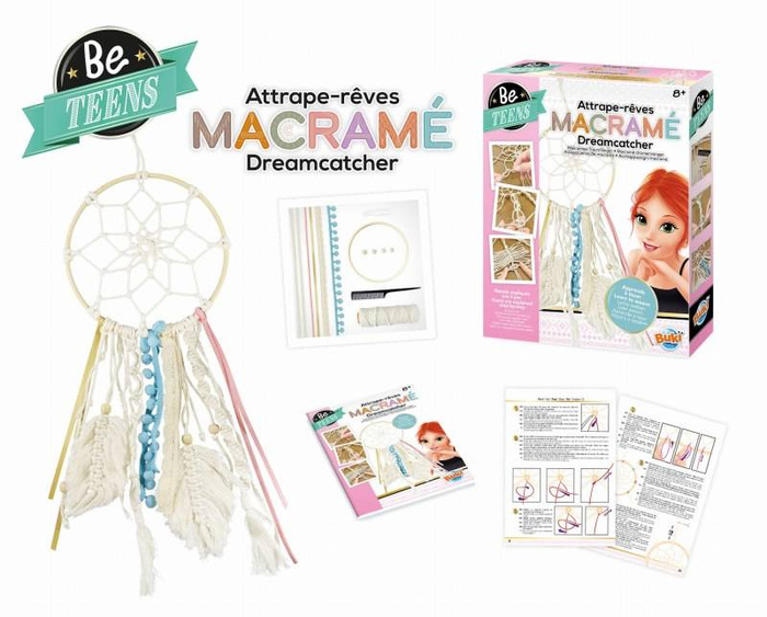 Zrób to sam - MAKRAMOWY ŁAPACZ SNÓW BE401-Buki, zabawki rozwojowe