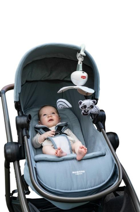 Składana Karuzela podróżna Tiny Love TL1308106830 Decor czarno-biała kompaktowa Zabawka dla niemowląt