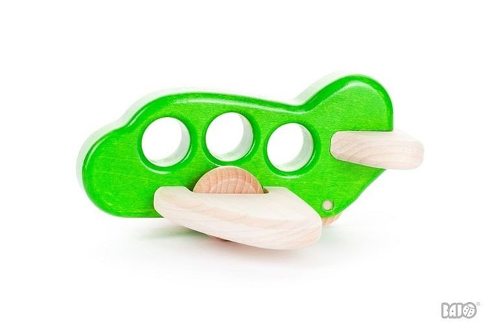 Drewniany samolot, 41910-Bajo, zabawki drewniane