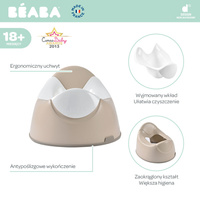 Nocnik dla dziecka Clay z wyjmowanym wkładem Beaba 920419