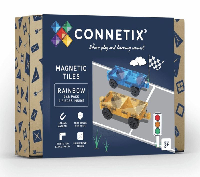 Klocki magnetyczne Rainbow Car Pack Connetix 00002-CA