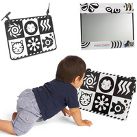 Lustro dla niemowlaka 2w1 zabawka kontrastowa Wimmer-Ferguson, 210480-Manhattan Toy, zabawka dla najmłodszych