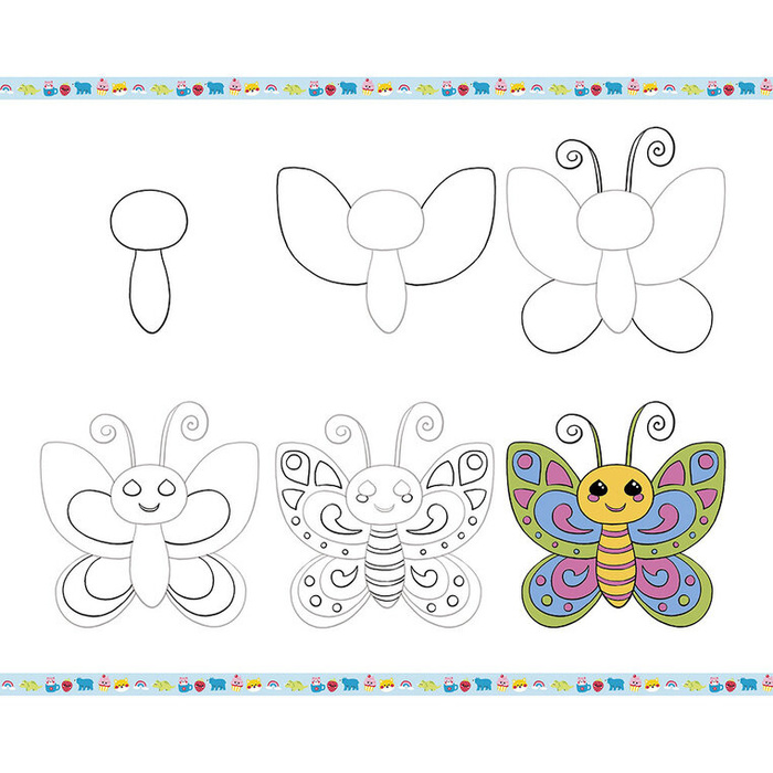 Zestaw kreatywny Rysowanie krok po kroku z brokatowymi markerami 20 rysunków i kolorowanek Janod J09157