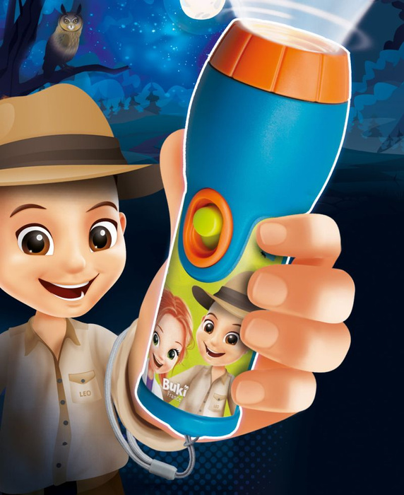 Latarka ledowa dla dzieci z paskiem na rękę Buki 6340