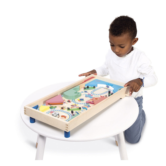 Gra zręcznościowa drewniana Pinball Applepop Janod J03368