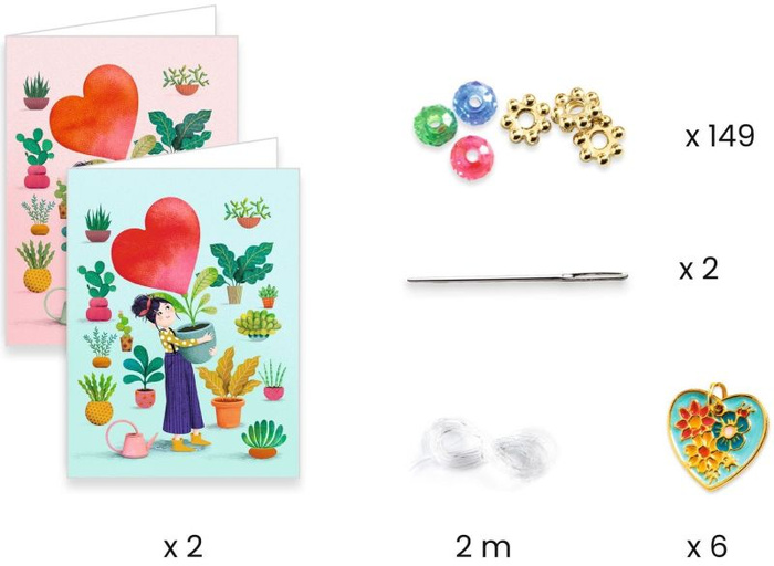 Zestaw do tworzenia bransoletek przyjaźni Bukiet Djeco DJ00010