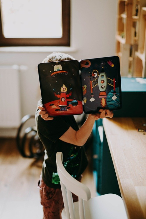 Kreatywna układanka magnetyczna Rakiety kosmiczne MP63823-Mudpuppy, zestawy kreatywne