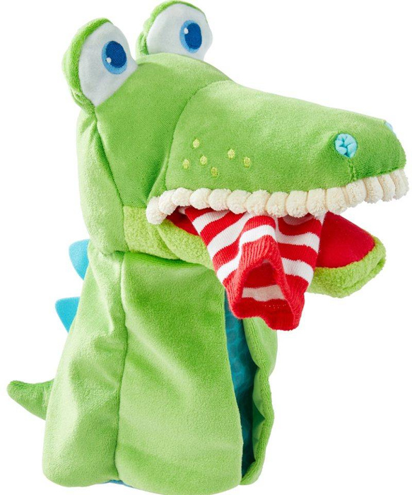 Pacynka na rękę Krokodyl HB306255-Haba, odgrywanie ról