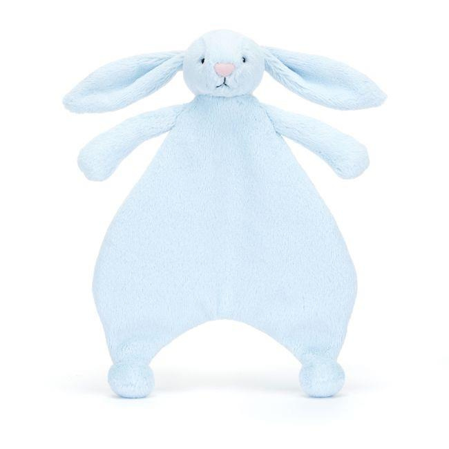 Króliczek szmatka przytulanka jasno niebieska 27 cm Jellycat maskotki CMF4BB
