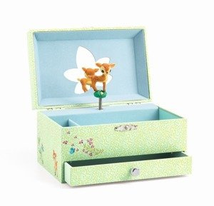 Tekturowa pozytywka w szkatułce Jelonek Djeco 