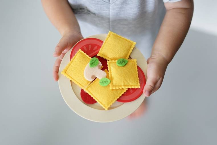 Filcowy zestaw makaronów i akcesoria Janod J06598