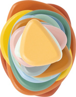 Gra zręcznościowa układanie wieży z kamieni River Rocks Montessori Small Foot 12759 Drewniane zabawki dla dzieci