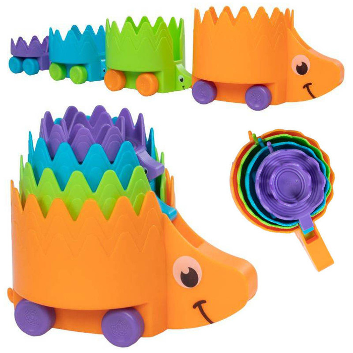 Kolejka Rodzina Jeży Hiding Hedgehogs FA223-1 Fat Brain Toys, zabawki motoryczne