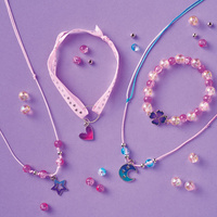 Zestaw kreatywny do tworzenia biżuterii z zawieszkami zmieniającymi kolor Janod J09182