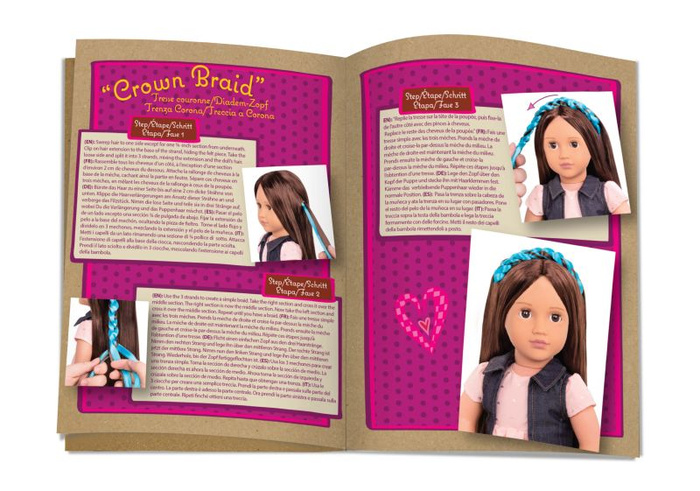 Lalka Kaelyn 46cm z regulowanymi włosami i akcesoriami Our Generation BD31204Z