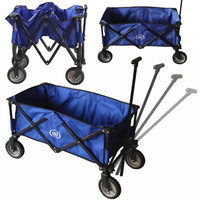 Składany Wózek turystyczny plażowy AXI A031.191.03 z regulowaną rączka Udźwig do 80 kg do transportu rzeczy i zabawek