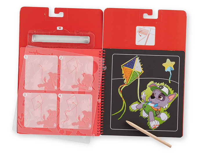 Zdrapywanki z rysikiem Psi Patrol Scratch Art Pad – Marshall Melissa and Doug 33261