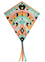 Uroczy latawiec Kawaii z frędzlami DJ02157-Djeco, zabawy w plenerze 