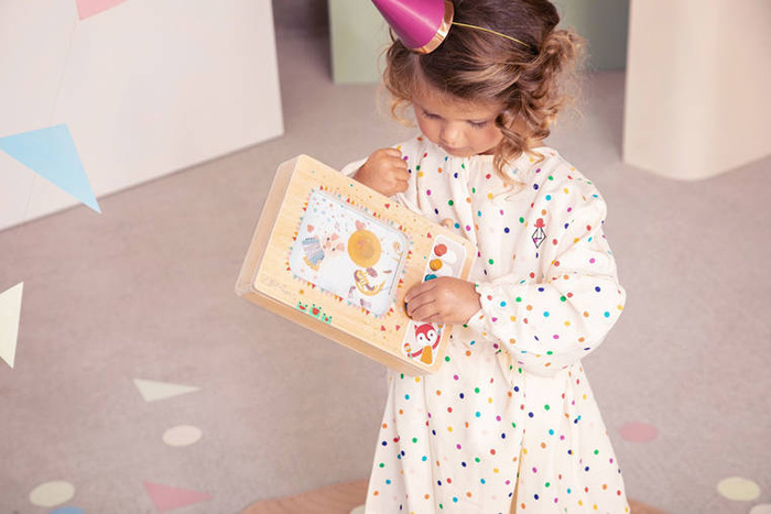 Drewniana animowana pozytywka Telewizor 83452 Lilliputiens