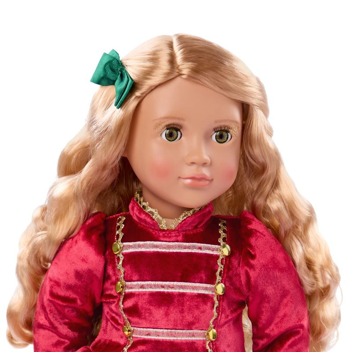 Lalka świąteczna Hollie 46 cm z ozdobą choinkową dziadek do orzechów Our Generation BD31745Z