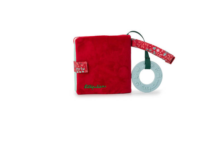 Miękka książeczka aktywizująca z mini gryzakiem Czerwony Kapturek 83495 LILLIPUTIENS