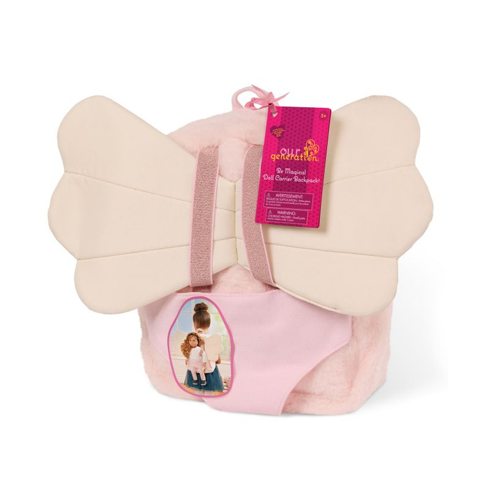 Plecak z nosidełkiem dla lalki Be Magical Doll Carrier Backpack Our Generation BD39017Z
