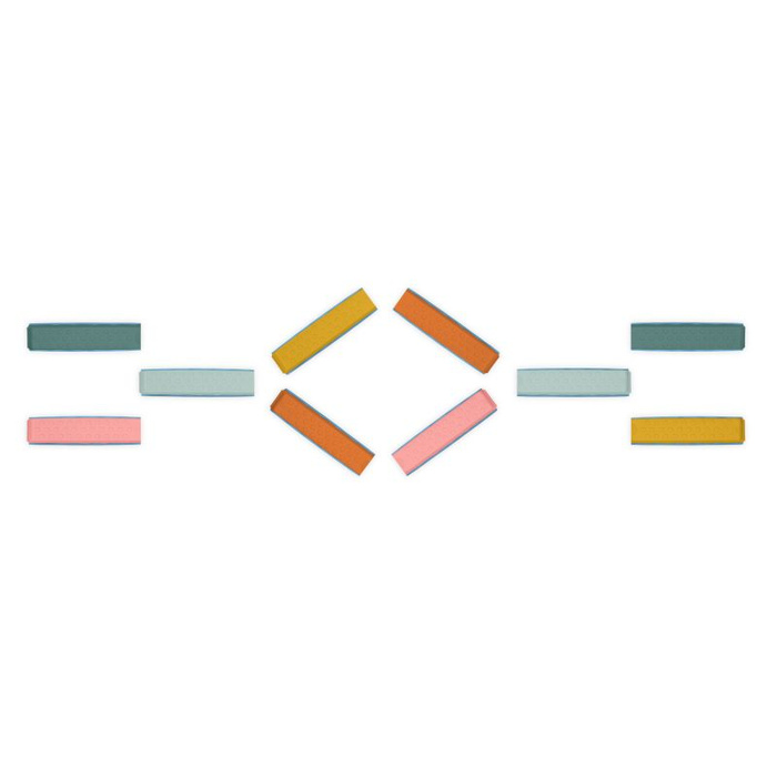 Zestaw równoważny dla dzieci Belki sensoryczne Balance & Hop Beams B.Toys BX2533Z