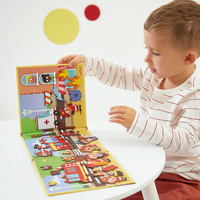 Magnetyczna układanka Strażacy Magneti'stories J05453 Janod