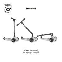 Highwaykick 3 LED Hulajnoga składana ze świecącymi kółkami 3+ Peach 96357-Scootandride