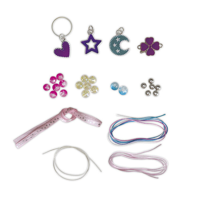 Zestaw kreatywny do tworzenia biżuterii z zawieszkami zmieniającymi kolor Janod J09182