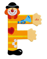 Głoska Clown "F", 81742-Sevi, nauka literek dla dzieci, alfabet
