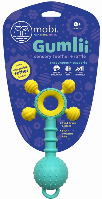 Gumlii Gryzak z grzechotką Mobi GUM1