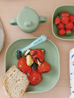 Silikonowy talerzyk z przyssawką sage green Beaba 913551