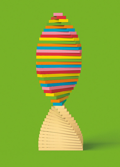 Kreatywne klocki konstrukcyjne kolorowy Fun Box Bioblo 200 elementów