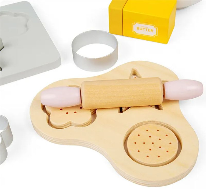 Zestaw do pieczenia ciasteczek z wagą Kolorowa fala Bigjigs 36052