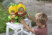 Tropikalny domek Klorofil 700220F przenośny domek z mebelkami i figurką małpki