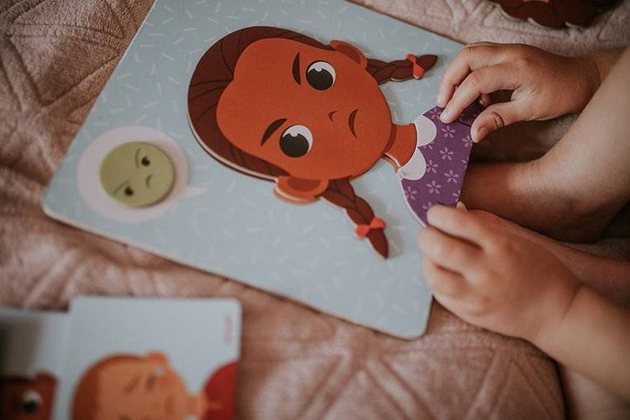 Magnetyczna układanka Emocje, Janod J08038