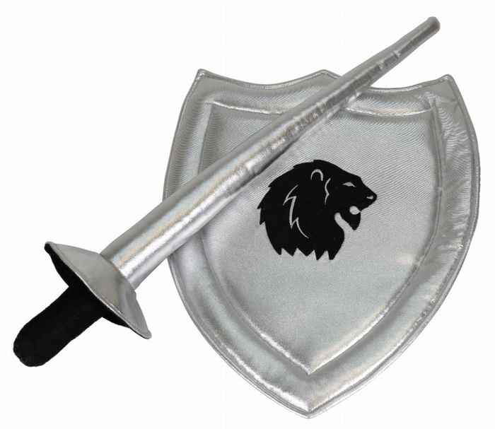 Srebrna tarcza i lanca akcesoria do Hobby Horse Astrup 84232