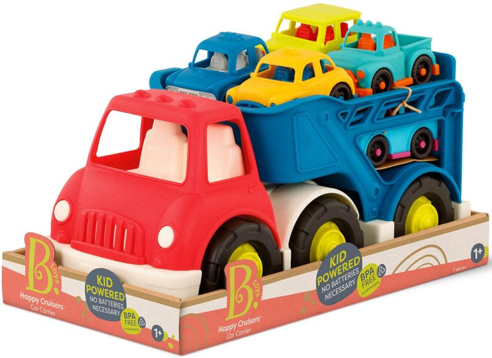 Laweta z 6 autkami Happy Cruisers B.Toys BX2342