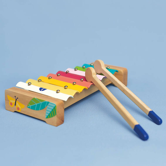 Zestaw drewnianych zabawkowych instrumentów muzycznych Gioia J07656 Janod