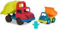 Zestaw dwóch ciężarówek wywrotek do zabawy dla dzieci Grab-n-Go Truck Set B.Toys BX2238Z