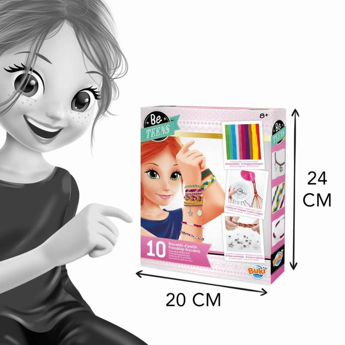 Zrób to sam - BRANSOLETKI PRZYJAŹNI BE102-Buki, zestawy kreatywne dla dzieci