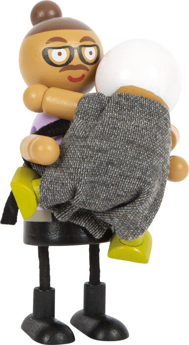 Drewniane giętkie lalki 8 osobowa Rodzina z dzieckiem Small Foot 12426